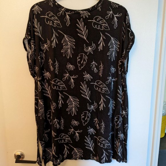 Simon Comtemporaine Jersey Knit Tunic 2X - Picture 3 of 4